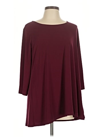 Susan Graver 3/4 Sleeve Top (view 1)