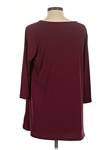 Susan Graver 3/4 Sleeve Top (view 2)