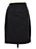 Express Solid Black Gray Formal Skirt Size 00 - photo 1