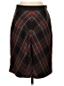 J.Crew 100% Virgin Wool Plaid Black Wool Skirt Size 4 - photo 2
