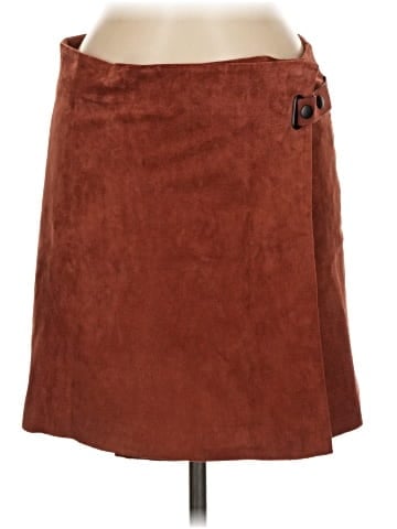 Mango Leather Skirt (view 1)