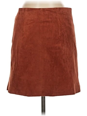 Mango Leather Skirt (view 2)