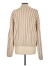 Cupshe 100% Acrylic Chevron-herringbone Tan Pullover Sweater Size L - photo 2