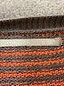 Rubbish Stripes Orange Pullover Sweater Size XL - photo 7