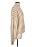 Cupshe 100% Acrylic Chevron-herringbone Tan Pullover Sweater Size L - photo 4