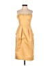 Lida Baday 100% Polyester Yellow Cocktail Dress Size 4 - photo 1