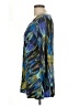 Salaam! Blue 3/4 Sleeve Blouse Size L - photo 5