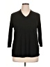 Unbranded Black 3/4 Sleeve T-Shirt Size XL - photo 1