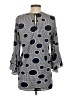 Renuar 100% Polyester Gray 3/4 Sleeve Blouse Size S - photo 2