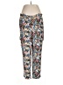 Ann Taylor LOFT 100% Viscose Floral Blue Casual Pants Size L - photo 1