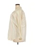 Koret Stripes Ivory 3/4 Sleeve Button-Down Shirt Size 18 - photo 5
