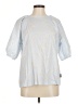 Lanvin Collection Blue 3/4 Sleeve Blouse Size M - photo 1