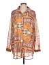 PrettyLittleThing 100% Polyester Orange 3/4 Sleeve Blouse Size 12 - photo 1
