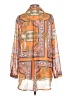 PrettyLittleThing 100% Polyester Orange 3/4 Sleeve Blouse Size 12 - photo 2