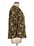 Adrienne Vittadini 100% Polyester Floral Brown 3/4 Sleeve Blouse Size L - photo 4
