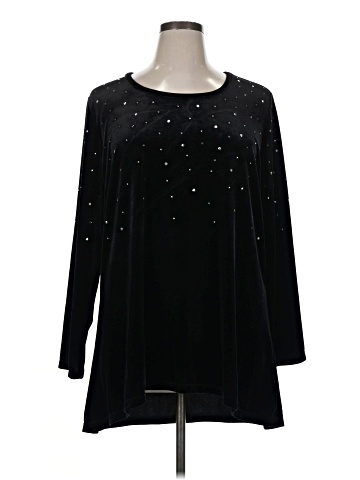 Quacker Factory Long Sleeve Blouse (view 1)