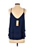 Miami 100% Polyester Blue Sleeveless Blouse Size XS - photo 2