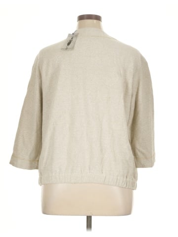 Long Tall Sally 3/4 Sleeve Button-Down Shirt (view 2)