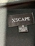 Xscape Graphic Black Cocktail Dress Size 4 - photo 7