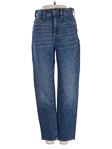 Madewell Classic Straight Jeans in Coldbrook Wash (view 1)