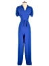 Harper Rose Solid Blue Jumpsuit Size 8 - photo 1