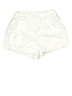 First Impressions 100% Cotton Chevron-herringbone Ivory White Shorts Size 3-6 mo - photo 1