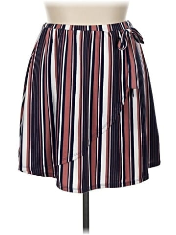 French Grey Casual Skirt (view 1)