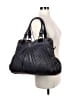 Treesje 100% Leather Black Blue Leather Shoulder Bag One size - photo 2