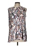 J.Jill Blue Brown Sleeveless Blouse Size L - photo 1