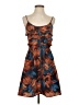 Xhilaration 100% Polyester Paisley Blue Cocktail Dress Size S - photo 1