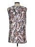 J.Jill Blue Brown Sleeveless Blouse Size L - photo 2