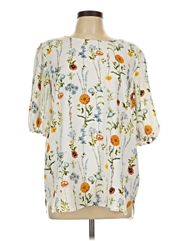 Remade 3/4 Sleeve Blouse (view 1)