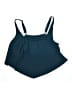 Unbranded Solid Teal Swimsuit Top Size 3X - photo 1