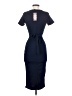 Boohoo Solid Blue Cocktail Dress Size 4 - photo 2