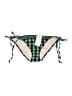Shoshanna Plaid Green Swimsuit Bottoms Size L - photo 1