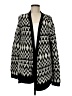 Lou & Grey Chevron-herringbone Black Cardigan Size M - photo 1