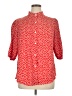Unbranded 100% Polyester Hearts Red 3/4 Sleeve Blouse Size 1X - photo 1