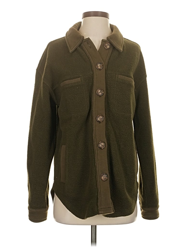 Pre-owned Heartloom Fleece Jacket In Green