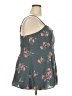 Torrid 100% Polyester Floral Gray Sleeveless Blouse Size 2X Plus (2) - photo 4