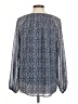 Unbranded 100% Polyester Blue Long Sleeve Blouse Size M - photo 2