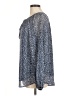 Unbranded 100% Polyester Blue Long Sleeve Blouse Size M - photo 5