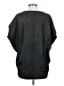 Muubaa 100% Leather Black Short Sleeve Top Size 2 - photo 2