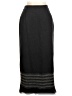 DressBarn Chevron-herringbone Black Formal Skirt Size 8 - photo 1