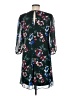Calvin Klein 100% Polyester Print Green Cocktail Dress Size 6 - photo 2