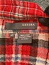 Sandra 100% Cotton Plaid Red Long Sleeve Button-Down Shirt Size XS - photo 7