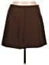 Assorted Brands 100% Polyester Solid Brown Casual Skirt Size L - photo 1