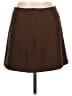Assorted Brands 100% Polyester Solid Brown Casual Skirt Size L - photo 2