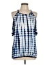 Chaser Blue Sleeveless Blouse Size L - photo 1