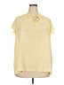 MOD Lusive 100% Polyester Yellow Sleeveless Blouse Size 2X - photo 1