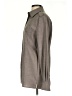 Cos Houndstooth Gray Long Sleeve Button-Down Shirt Size 2 - photo 5
